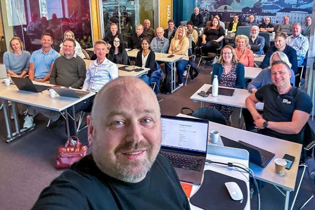 Stig Solberg holder kurs på Newton i Arendal